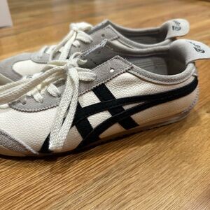 Women’s Onitsuka Tiger by Asics White and Black Sneakers